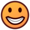 Grinning Face emoji on Emojidex